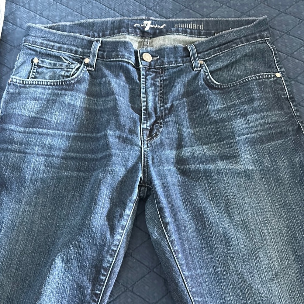 7 For All Man Kind Standard Straight Airerft Jeans